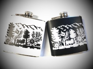 Flachmann Druck Bergauf